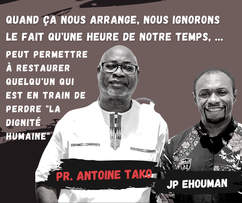 JP EHOUMAN et son mentor, le Professeur Antoine TAKO